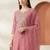 Women Ethnic Motifs Embroidered Thread Work Kurta with Palazzos & With Dupatta