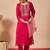 Women Ethnic Motifs Embroidered Regular Thread Work Kurta with Trousers