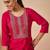 Women Ethnic Motifs Embroidered Regular Thread Work Kurta with Trousers