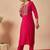Women Ethnic Motifs Embroidered Regular Thread Work Kurta with Trousers