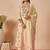 Women Floral Embroidered Empire Thread Work Kurta with Trousers & With Dupatta