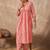 Women Floral Printed Empire Pure Cotton Kurta with Trousers & With Dupatta