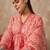 Women Floral Printed Empire Pure Cotton Kurta with Trousers & With Dupatta