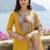 Women Ethnic Motifs Printed Regular Thread Work Kurta with Trousers & With Dupatta