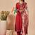 Women Floral Embroidered Regular Thread Work Kurta with Patiala & With Dupatta