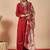 Women Floral Embroidered Regular Thread Work Kurta with Patiala & With Dupatta