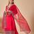 Women Ethnic Motifs Yoke Design Regular Thread Work Kurta with Trousers & With Dupatta