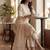 Women Floral Embroidered Regular Thread Work Kurta with Trousers & With Dupatta