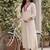 Women Ethnic Motifs Embroidered Regular Thread Work Liva Kurta with Trousers