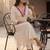 Women Ethnic Motifs Embroidered Regular Thread Work Liva Kurta with Trousers