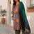 Women Floral Printed Regular Thread Work Pure Cotton Kurta with Trousers & With Dupatta