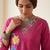 Women Floral Printed Regular Thread Work Pure Cotton Kurta with Trousers & With Dupatta