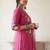 Women Floral Printed Regular Thread Work Pure Cotton Kurta with Trousers & With Dupatta