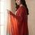 Women Striped Regular Thread Work Pure Cotton Kurta with Trousers & With Dupatta