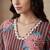 Women Striped Regular Thread Work Pure Cotton Kurta with Trousers & With Dupatta