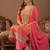 Women Ethnic Motifs Printed Regular Thread Work Kurta with Pyjamas & With Dupatta