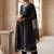 Women Ethnic Motifs Embroidered Angrakha Thread Work Kurta with Trousers & With Dupatta