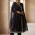 Women Ethnic Motifs Embroidered Angrakha Thread Work Kurta with Trousers & With Dupatta