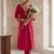 Women Ethnic Motifs Embroidered Regular Thread Work Liva Kurta with Trousers