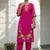 Women Floral Embroidered Regular Thread Work Kurta with Trousers & With Dupatta