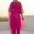 Women Floral Embroidered Regular Thread Work Kurta with Trousers & With Dupatta