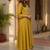 Women Ethnic Motifs Embroidered Pleated Thread Work Kurta with Trousers & With Dupatta