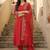 Women Ethnic Motifs Panelled Thread Work Kurta with Trousers & With Dupatta