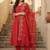 Women Ethnic Motifs Panelled Thread Work Kurta with Trousers & With Dupatta