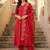 Women Ethnic Motifs Panelled Thread Work Kurta with Trousers & With Dupatta