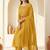 Women Ethnic Motifs Embroidered Pleated Thread Work Kurta with Trousers & With Dupatta