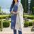 Women Floral Embroidered Regular Thread Work Kurta with Trousers & With Dupatta