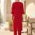 Women Ethnic Motifs Embroidered Regular Thread Work Kurta with Trousers