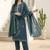 Women Floral Embroidered Regular Thread Work Kurta with Trousers & With Dupatta