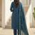 Women Floral Embroidered Regular Thread Work Kurta with Trousers & With Dupatta
