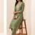 Women Ethnic Motifs Embroidered Regular Thread Work Kurta with Trousers