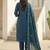 Women Floral Embroidered Regular Thread Work Kurta with Trousers & With Dupatta