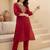 Women Ethnic Motifs Embroidered Regular Thread Work Kurta with Trousers