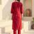 Women Ethnic Motifs Embroidered Regular Thread Work Kurta with Trousers