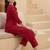 Women Ethnic Motifs Embroidered Regular Thread Work Kurta with Trousers