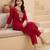 Women Ethnic Motifs Embroidered Regular Thread Work Kurta with Trousers