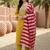 Women Embroidered Regular Thread Work Kurta with Trousers & With Dupatta