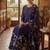 Women Floral Printed Pleated Pure Cotton Kurta with Trousers & With Dupatta