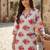 Women Floral Printed Regular Pure Cotton Kurta with Trousers