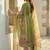 Women Floral Embroidered Regular Thread Work Liva Kurta with Trousers & With Dupatta