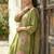 Women Floral Embroidered Regular Thread Work Liva Kurta with Trousers & With Dupatta