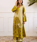 Women Floral Printed Regular Kurta with Palazzos