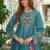Women Floral Embroidered Regular Thread Work Liva Kurta with Trousers & With Dupatta