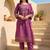 Women Floral Embroidered Regular Thread Work Kurta with Trousers & With Dupatta