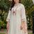 Women Floral Embroidered Regular Thread Work Kurta with Trousers & With Dupatta