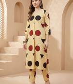 Women Printed Regular Pure Cotton Kurta with Trousers